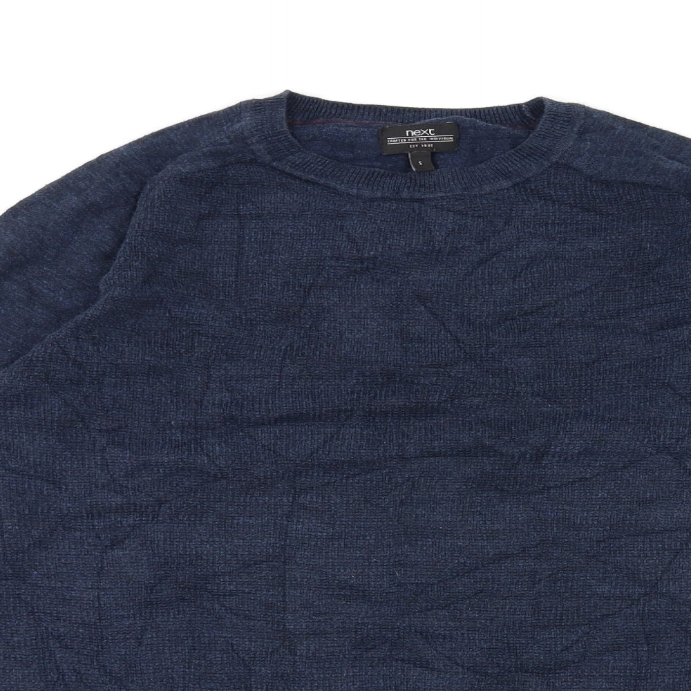 next  Mens Blue   Pullover Sweatshirt Size S