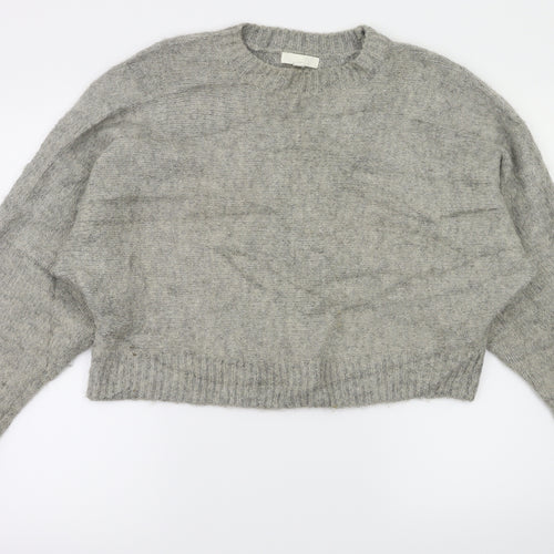 H&M Womens Grey   Pullover Jumper Size S