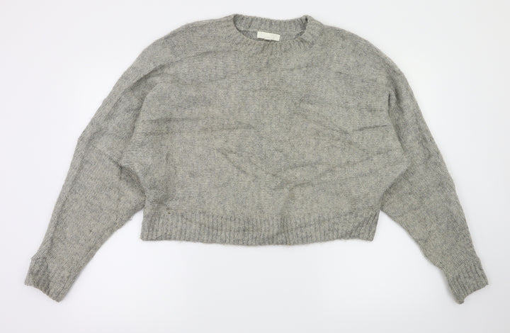 H&M Womens Grey   Pullover Jumper Size S