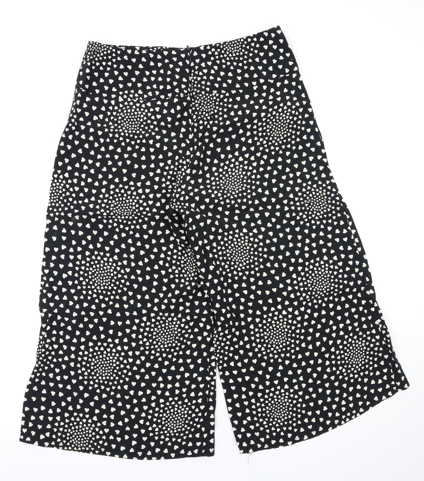 TU Womens Black Polka Dot  Trousers  Size 12 L21 in
