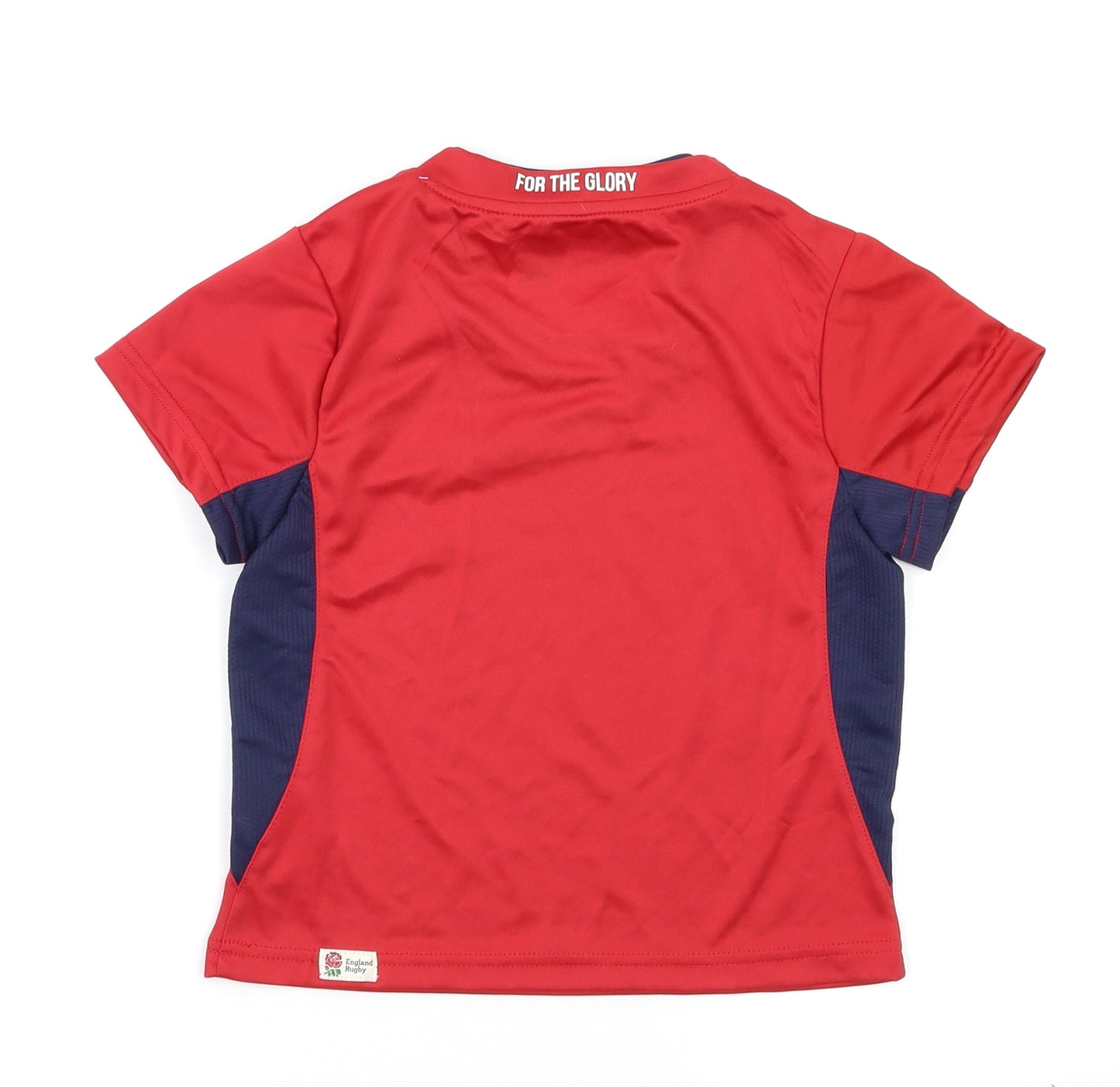 Rugby  Boys Red   Pullover T-Shirt Size 5 Years