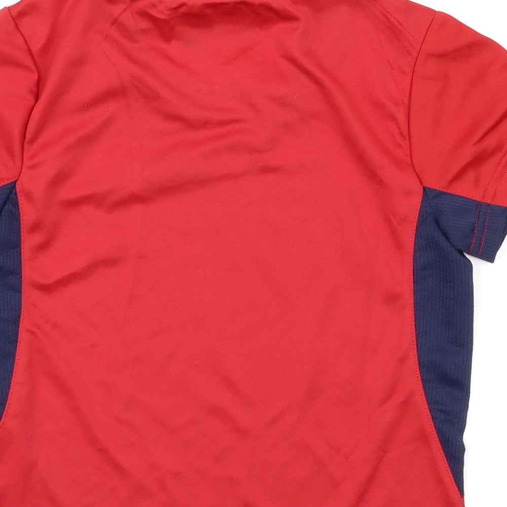 Rugby  Boys Red   Pullover T-Shirt Size 5 Years