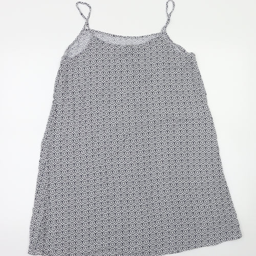 Papaya Womens Blue Argyle/Diamond  Fit & Flare  Size 14