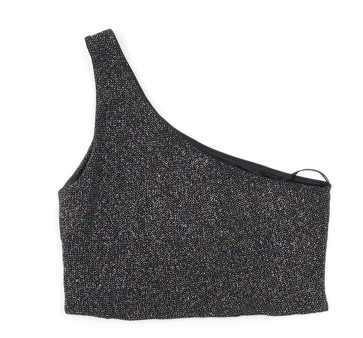 Topshop Womens Black   Basic T-Shirt Size 10