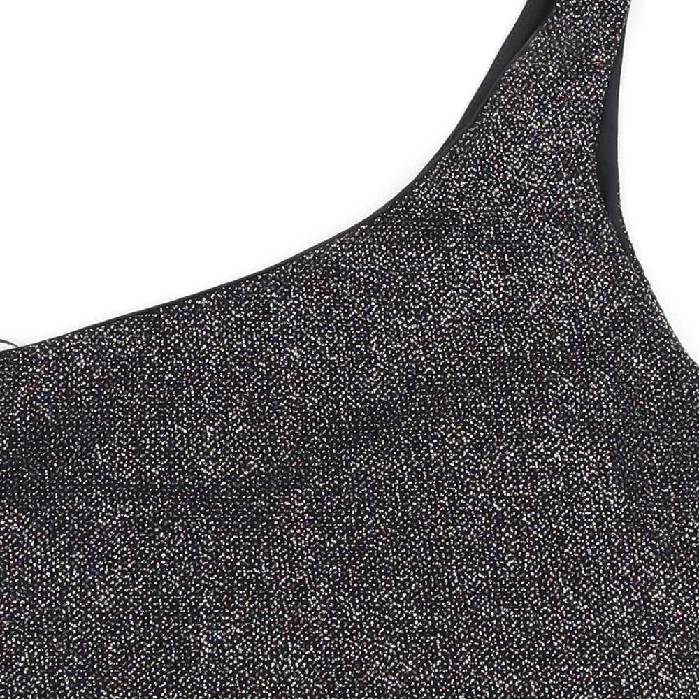 Topshop Womens Black   Basic T-Shirt Size 10