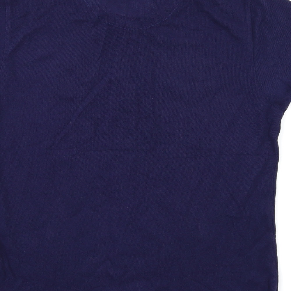 UCLA Mens Blue Houndstooth   Polo Size S
