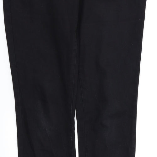 24/7  Womens Black   Skinny Jeans Size 10 L29 in