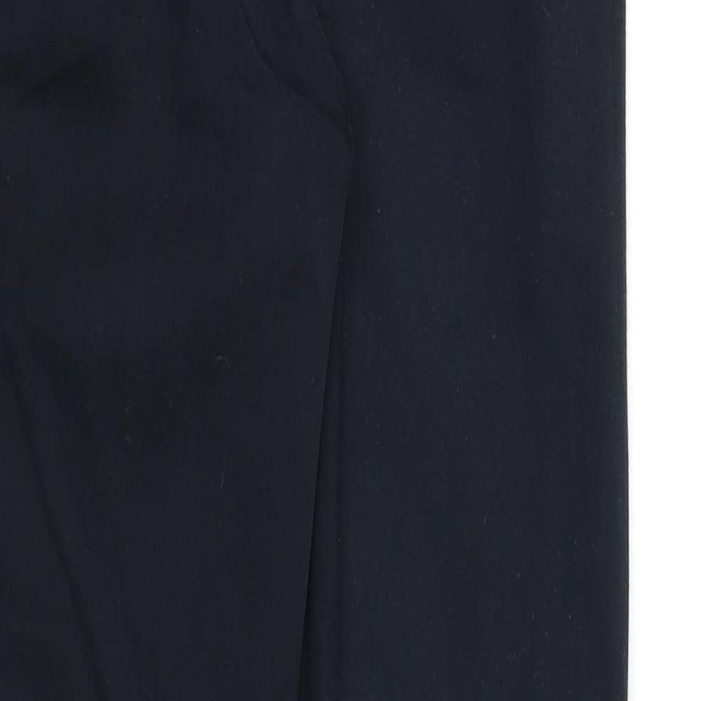 M&S Womens Black   Trousers  Size 8 L26 in