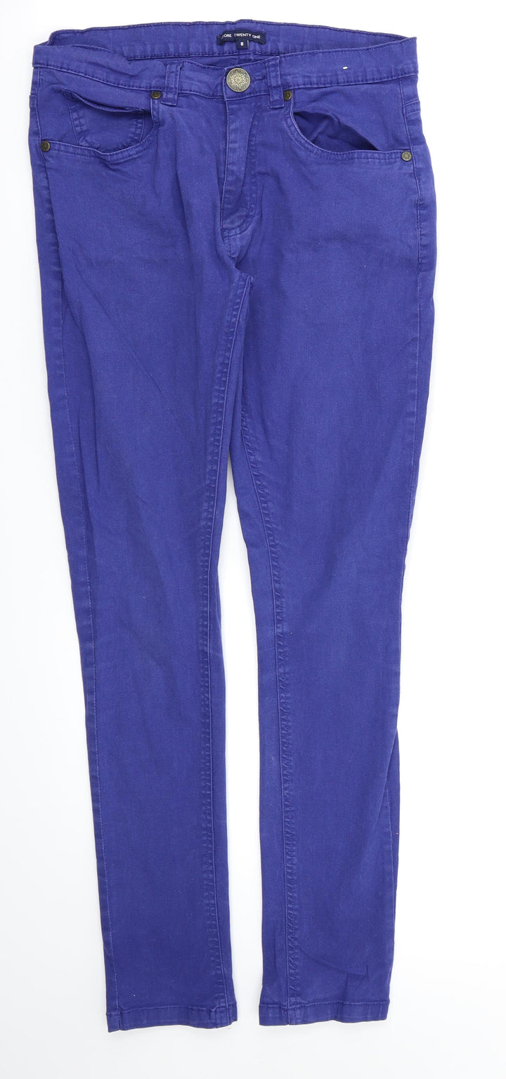 Store Twenty One Womens Blue   Skinny Jeans Size 8 L29 in