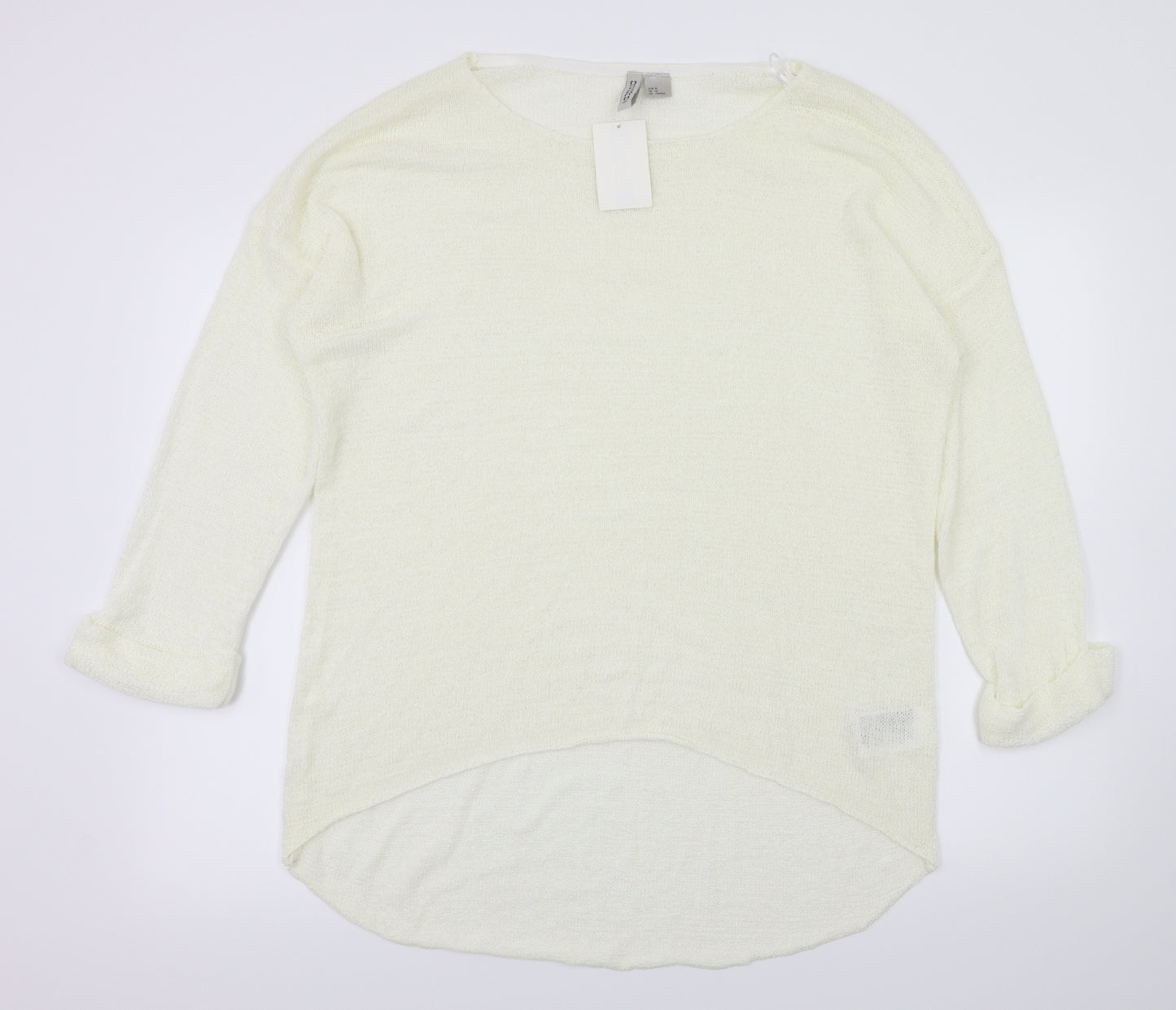 H&M Womens Ivory   Basic Blouse Size M