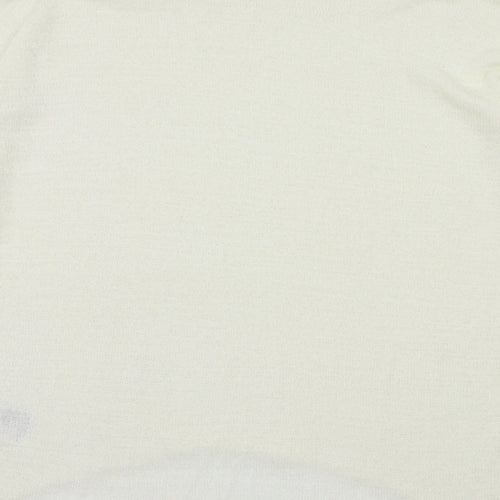 H&M Womens Ivory   Basic Blouse Size M