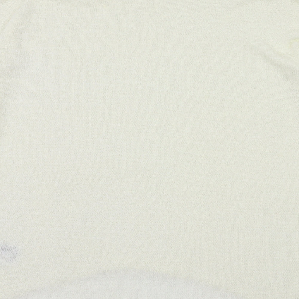 H&M Womens Ivory   Basic Blouse Size M