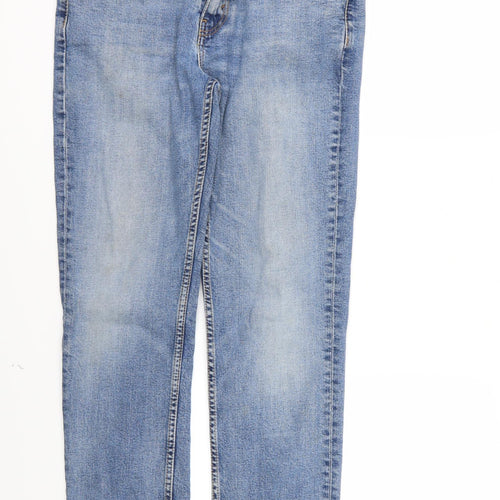 Levi's Mens Blue  Denim Straight Jeans Size 32 L31 in