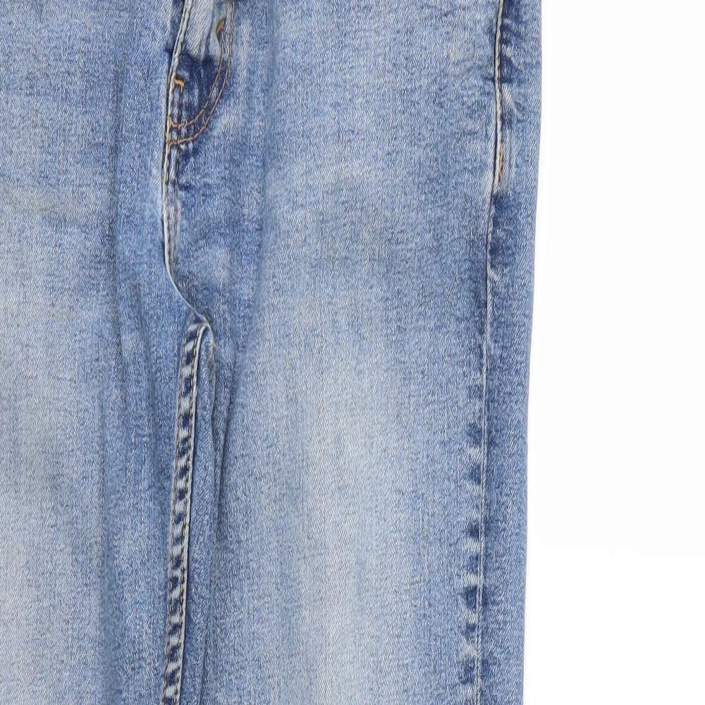 Levi's Mens Blue  Denim Straight Jeans Size 32 L31 in