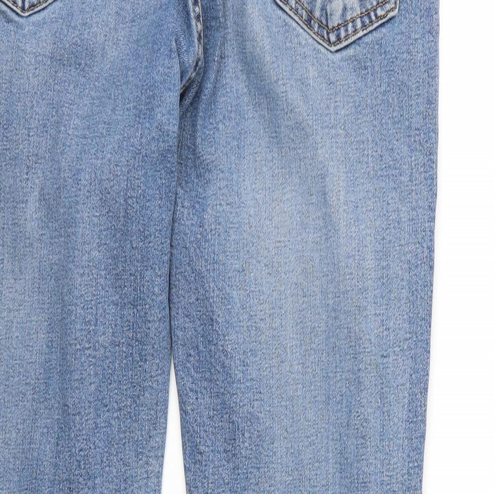 Levi's Mens Blue  Denim Straight Jeans Size 32 L31 in