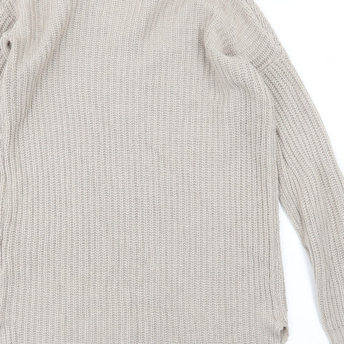 Select Womens Beige  Knit Pullover Jumper Size 6