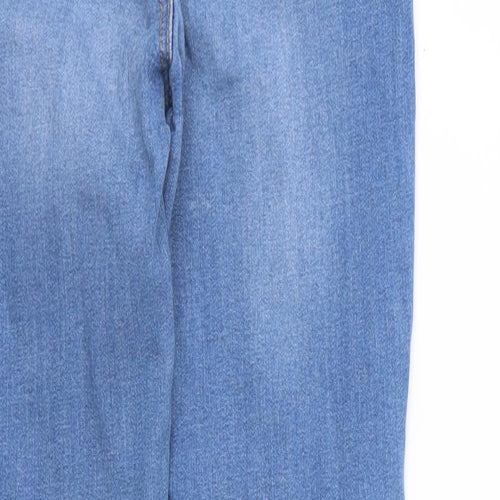 Denim & Co. Womens Blue  Denim Skinny Jeans Size 10 L28 in