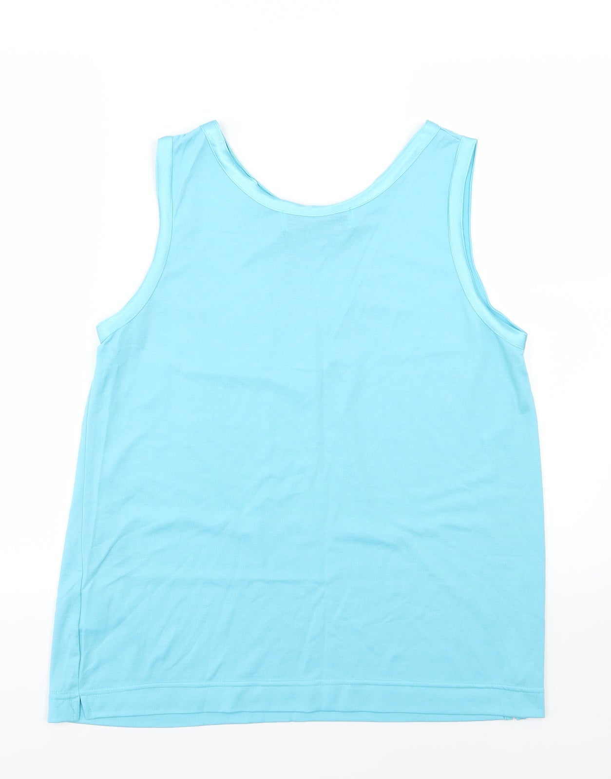 Papillon Womens Blue  Jersey Basic Tank Size M