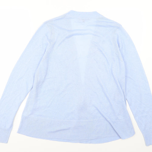 Bonmarché Womens Blue  Knit Cardigan Jumper Size 16