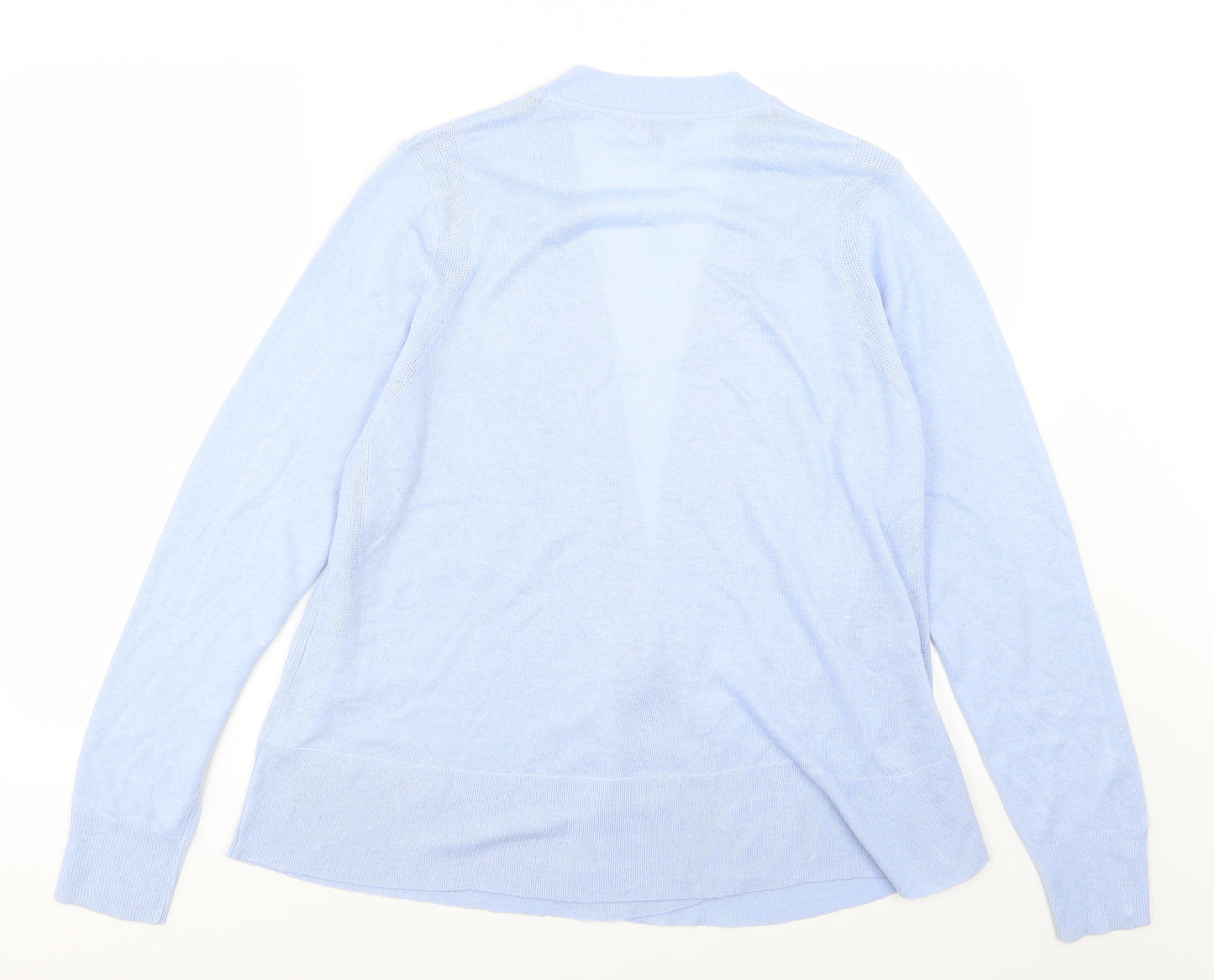 Bonmarché Womens Blue  Knit Cardigan Jumper Size 16