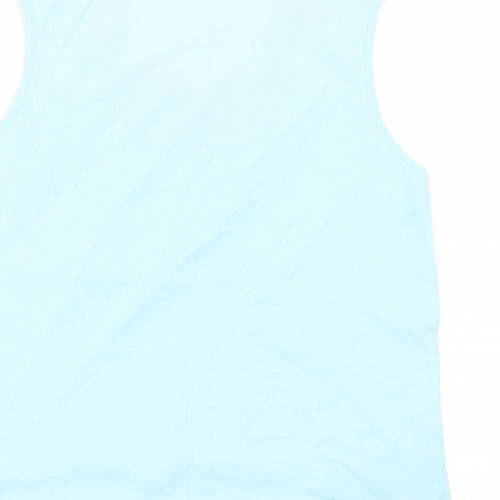 Preworn Womens Blue  Jersey Basic Tank Size 10