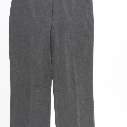 Ellie Louise Womens Grey  Rayon Trousers  Size 16 L28 in
