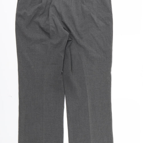 Ellie Louise Womens Grey  Rayon Trousers  Size 16 L28 in