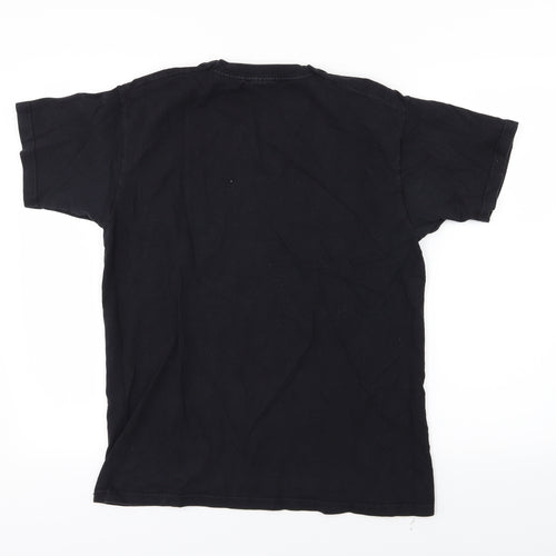 Jack Daniels Mens Black  Jersey  T-Shirt Size M