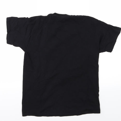 Jack Daniels Mens Black  Jersey  T-Shirt Size M