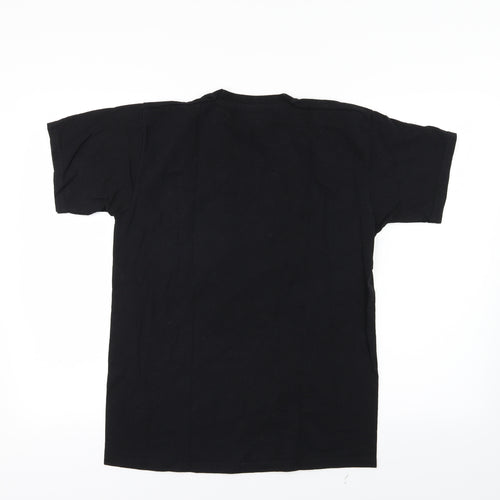 Jack Daniels Mens Black  Jersey  T-Shirt Size M