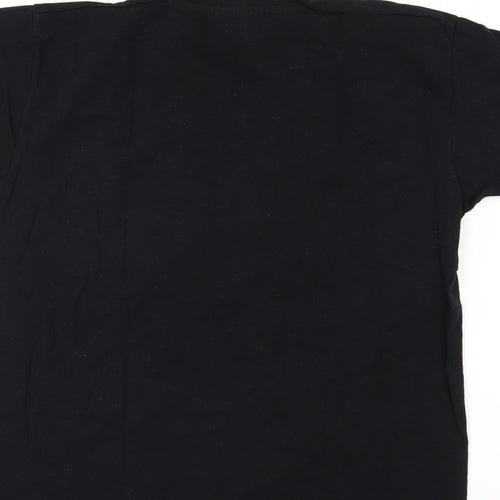 Jack Daniels Mens Black  Jersey  T-Shirt Size M