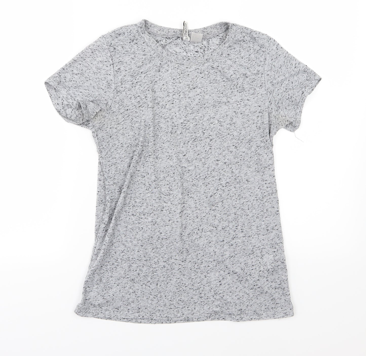 H&M Womens Grey  Jersey Basic T-Shirt Size S