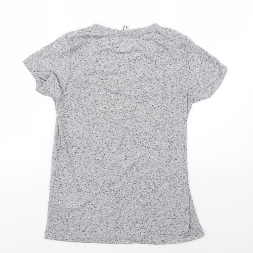 H&M Womens Grey  Jersey Basic T-Shirt Size S