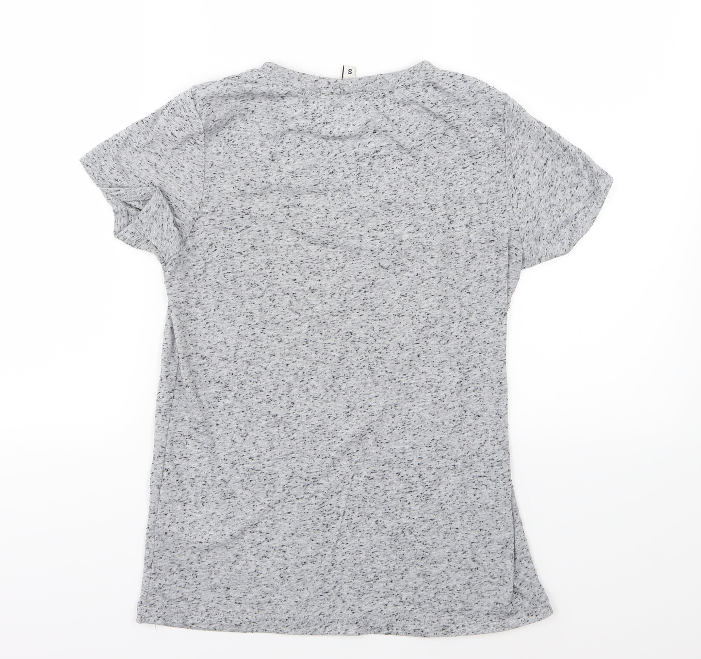 H&M Womens Grey  Jersey Basic T-Shirt Size S