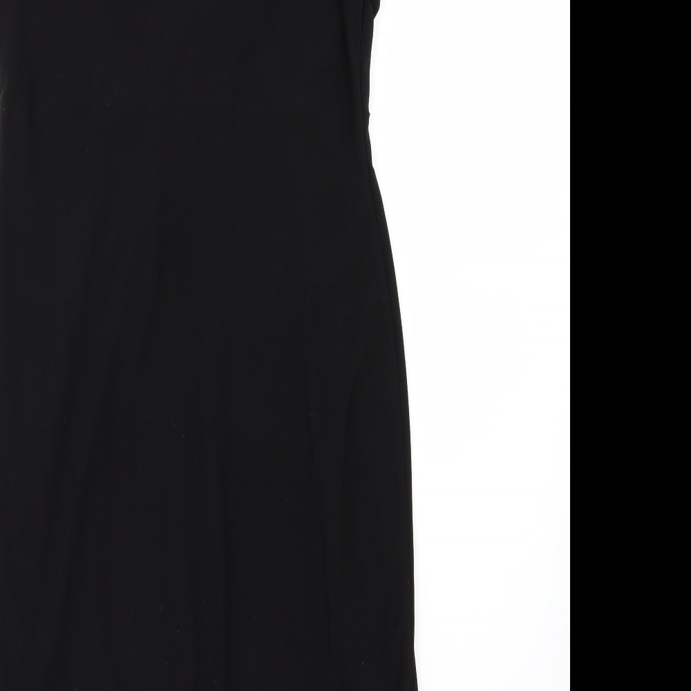 Saloos Womens Black  Rayon A-Line  Size 12
