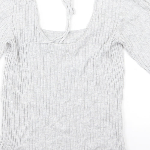 NEXT Womens Grey  Knit Pullover Jumper Size 8