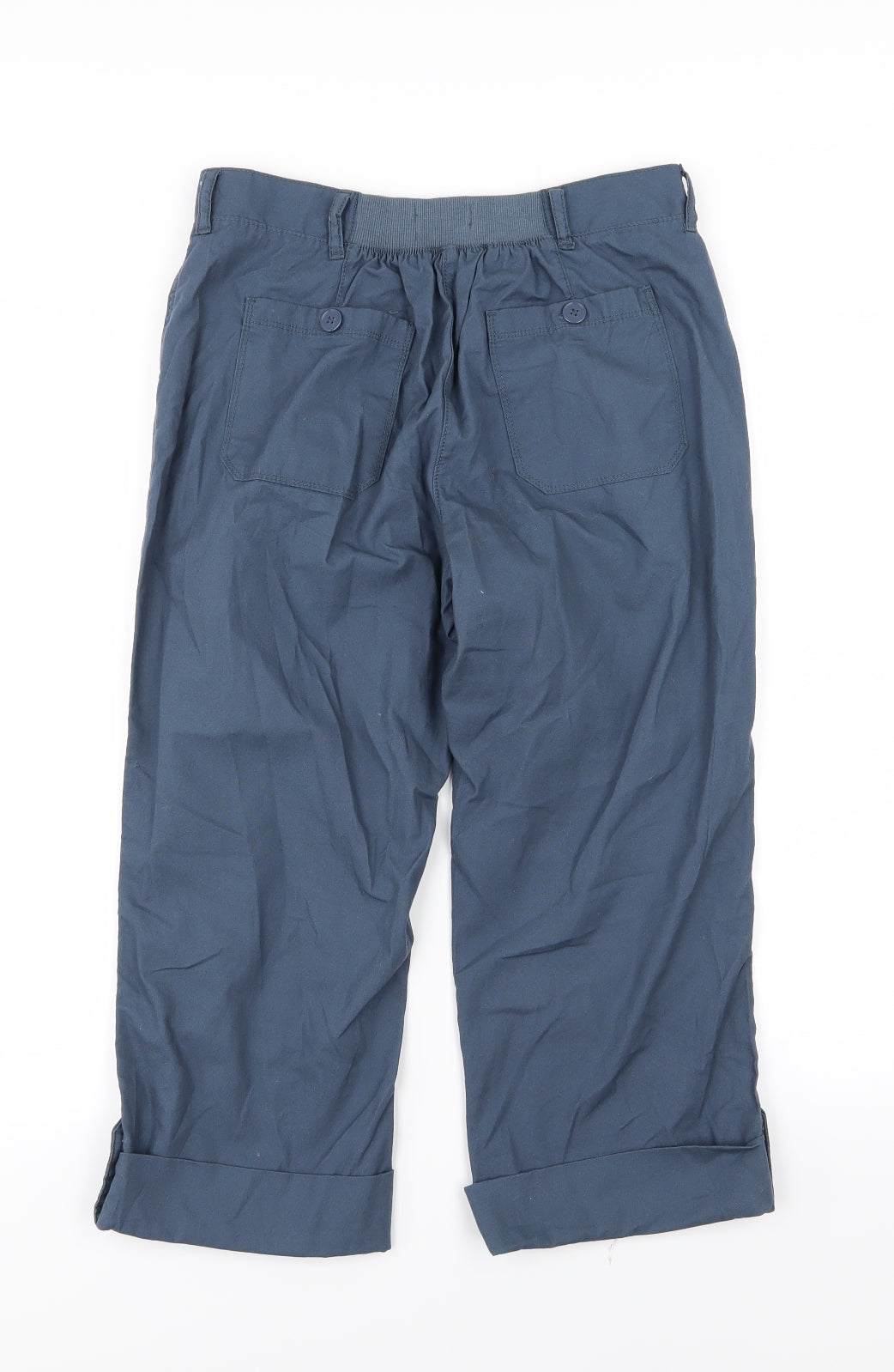 Arista Womens Blue   Cropped Trousers Size 16 L21 in