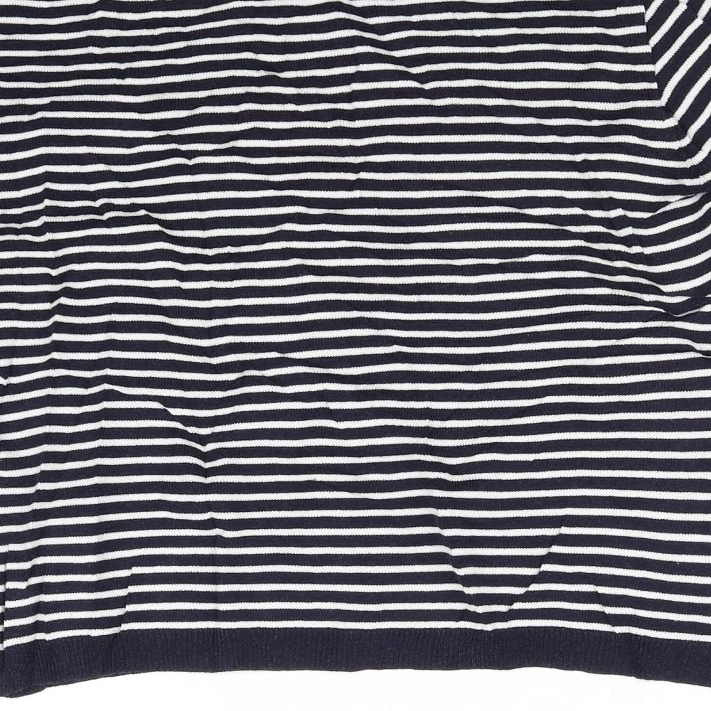 Laura Ashley Womens Blue Striped  Camisole T-Shirt Size L