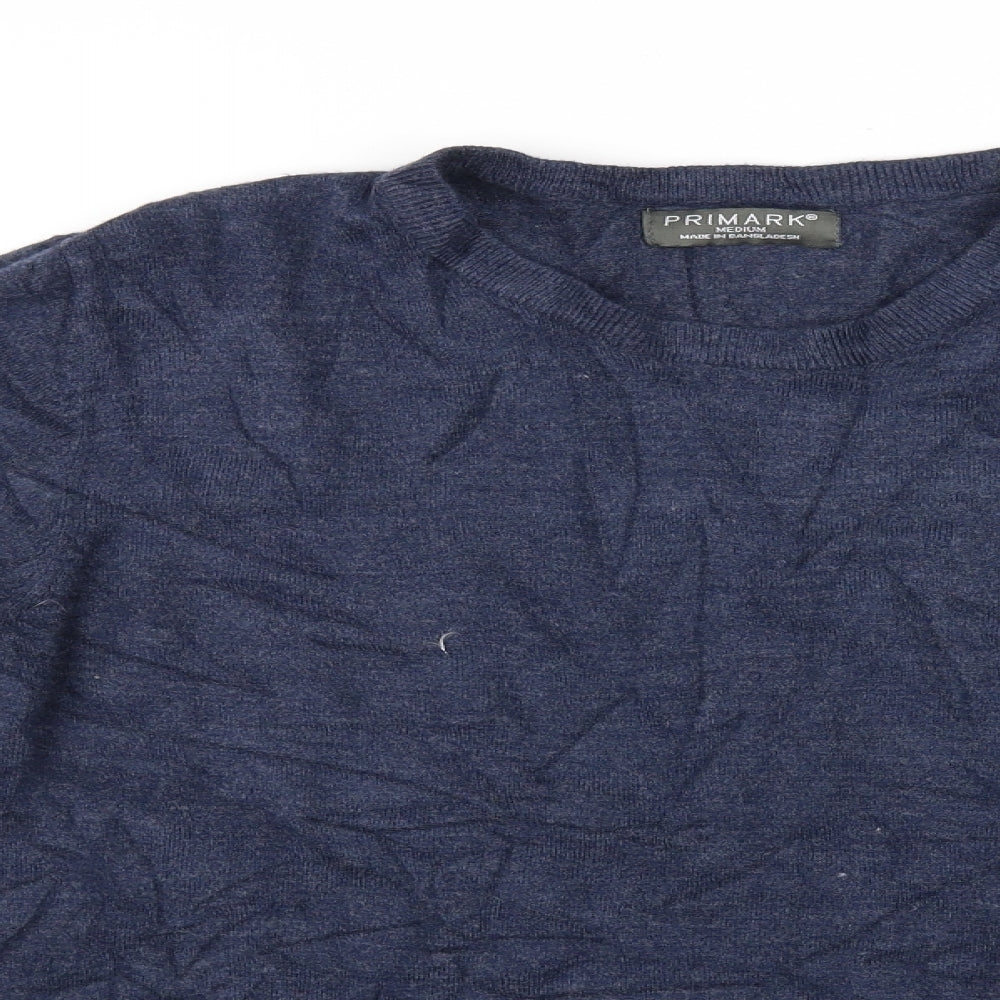 Primark Mens Blue   Pullover Jumper Size M