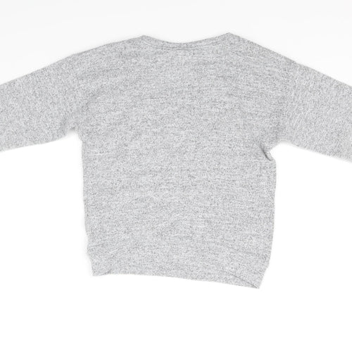 Sweet Millie Girls Grey   Pullover Jumper Size 7 Years