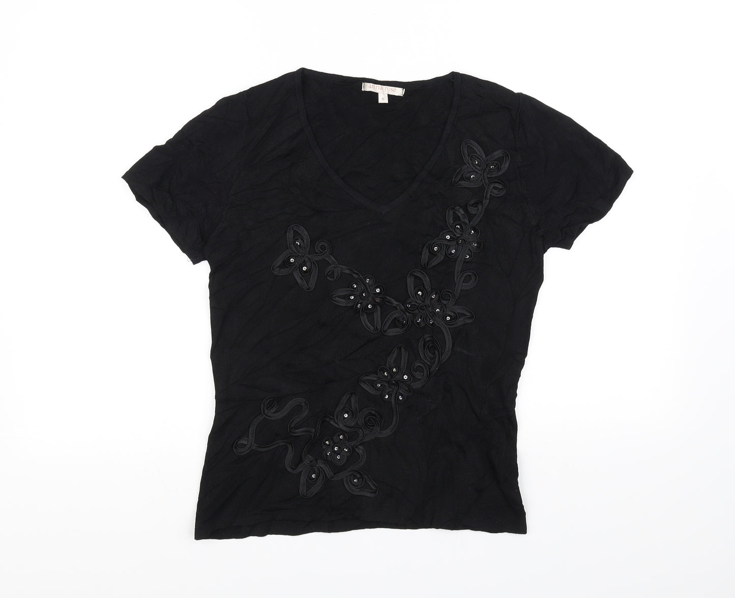Anne rose Womens Black   Pullover Jumper Size M