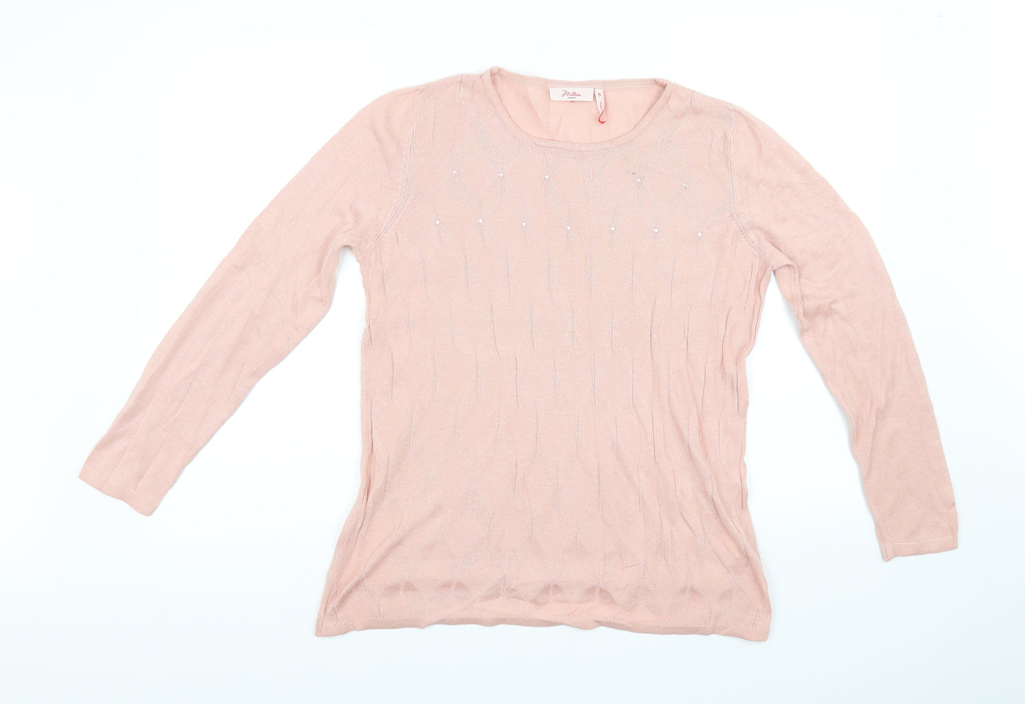 Miller's Womens Orange   Pullover Jumper Size S