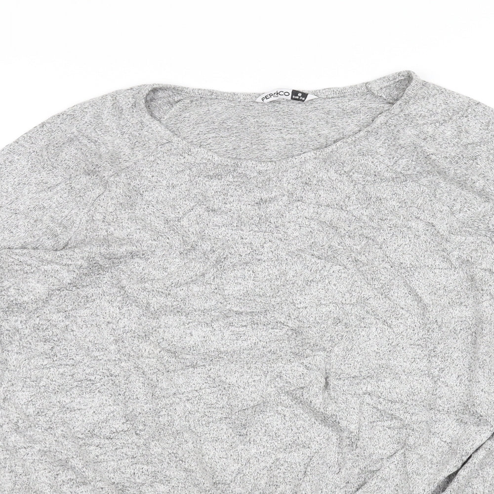 PEP&CO Womens Grey   Pullover Jumper Size 8