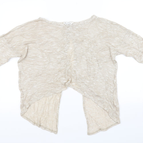 Miss Selfridge Womens Beige   Pullover Jumper Size 10