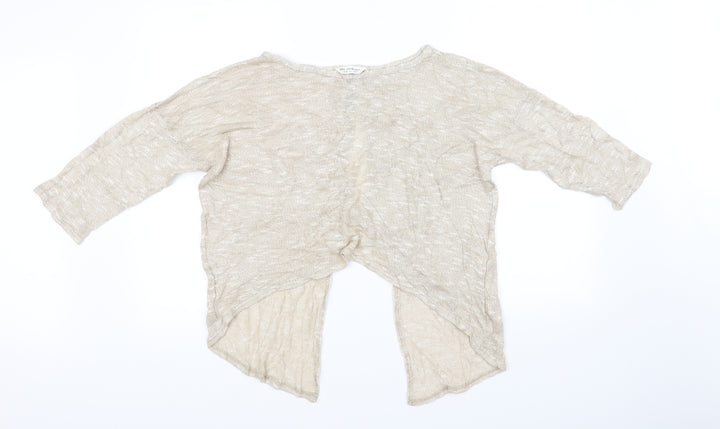 Miss Selfridge Womens Beige   Pullover Jumper Size 10