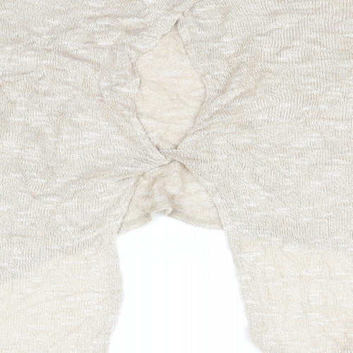 Miss Selfridge Womens Beige   Pullover Jumper Size 10