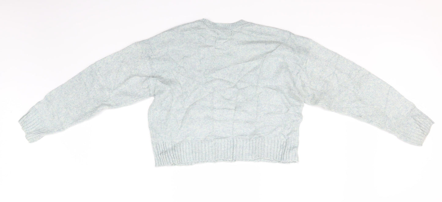 New Look Womens Gold Houndstooth  Pullover Jumper Size M