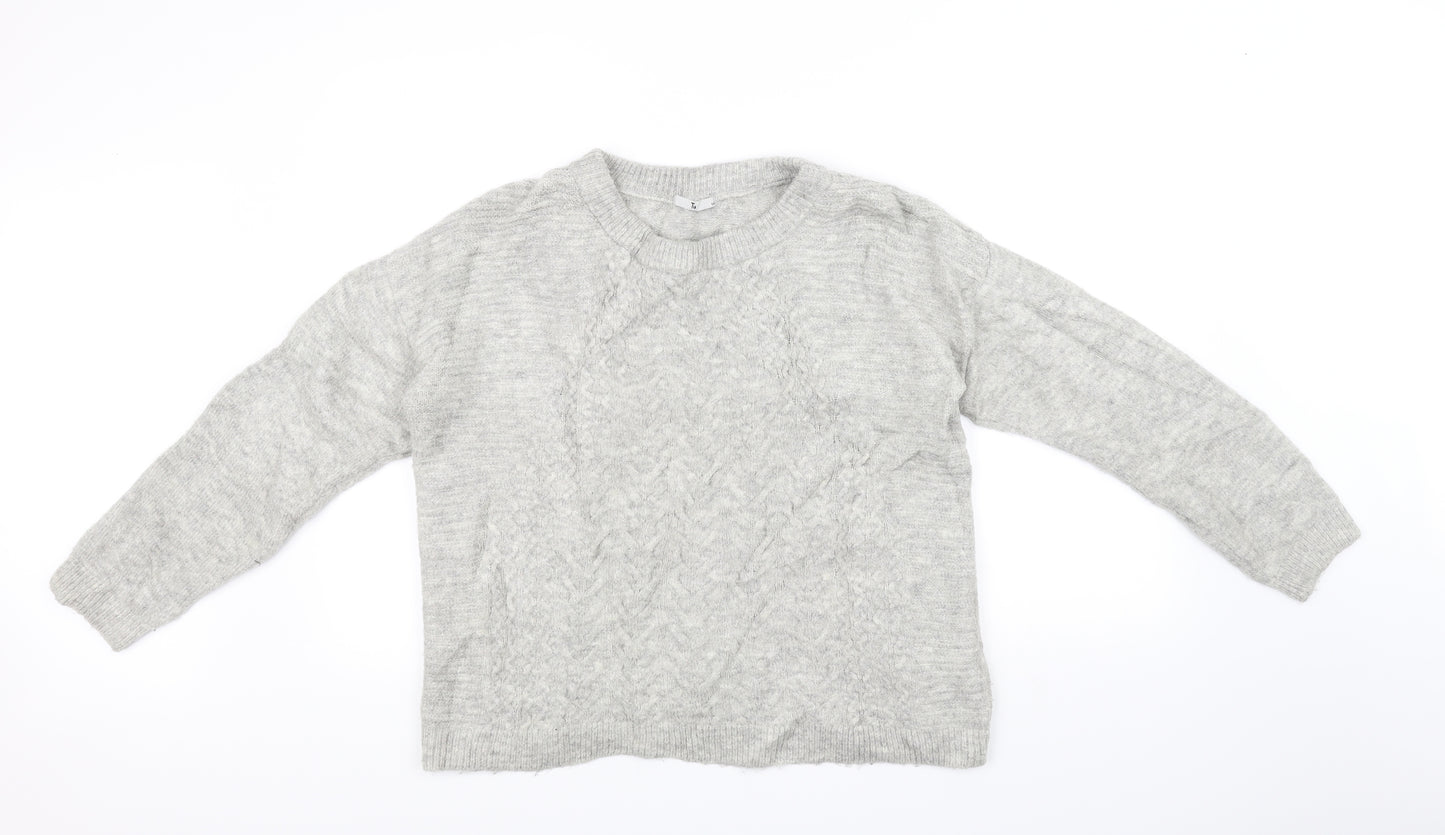 TU Womens Grey   Pullover Jumper Size 10