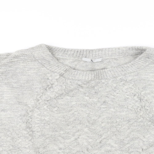 TU Womens Grey   Pullover Jumper Size 10