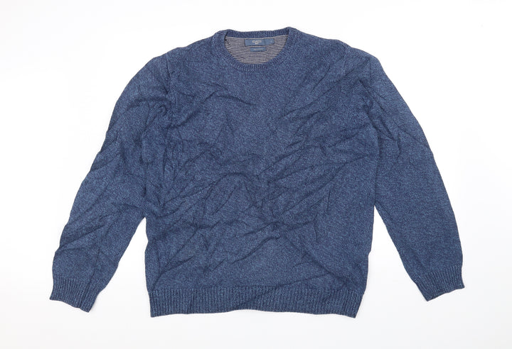BHS Mens Blue   Pullover Jumper Size L